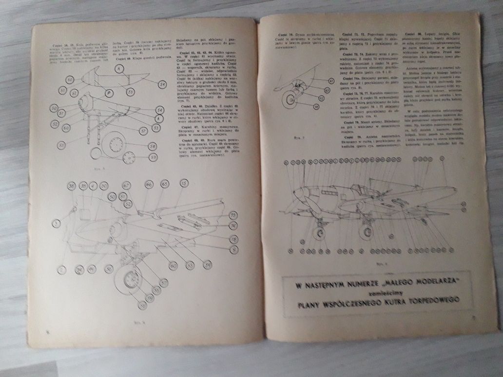 Mały modelarz 5 /1973 Samolot szturmowy Ił - 2