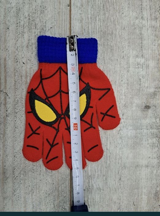 Rękawiczki dziecięce Spider-Man - 2 pary - czerwone, niebieskie
