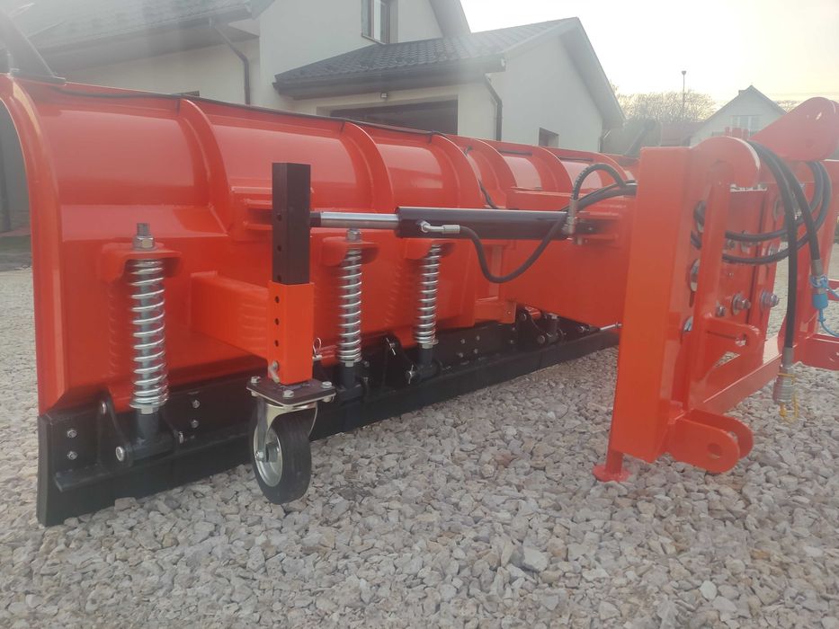 HIT SEZONU ZIMOWEGO pług do śniegu prosty komunalny METAL-TECHNIK
