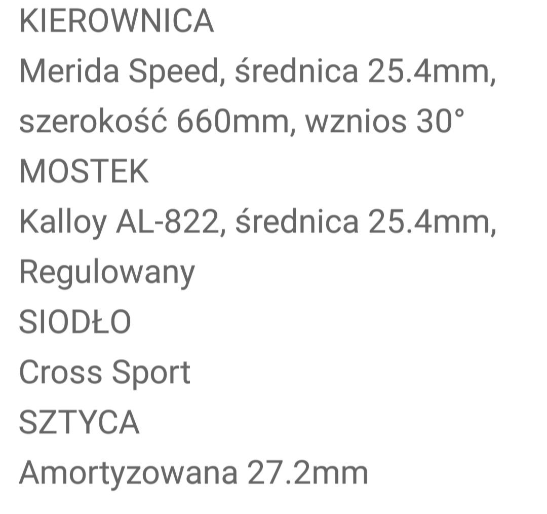 Rower Merida Crossway