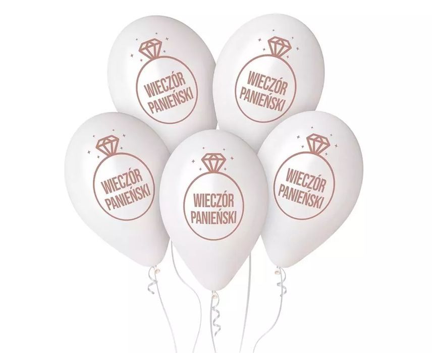 Balony premium hel wieczór panieński 5szt. Godan