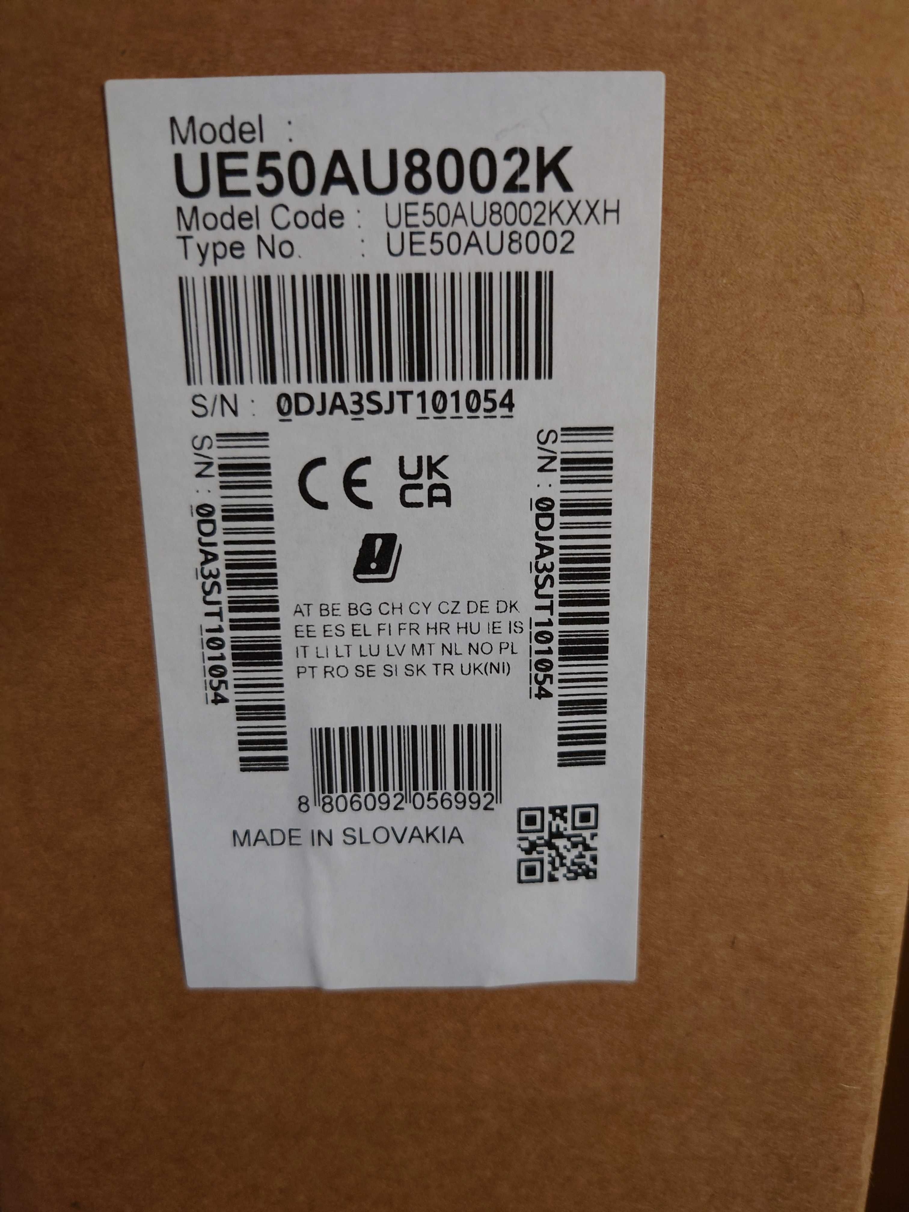 Telewizor SAMSUNG UE50AU8002K 50" LED 4K Tizen TV
