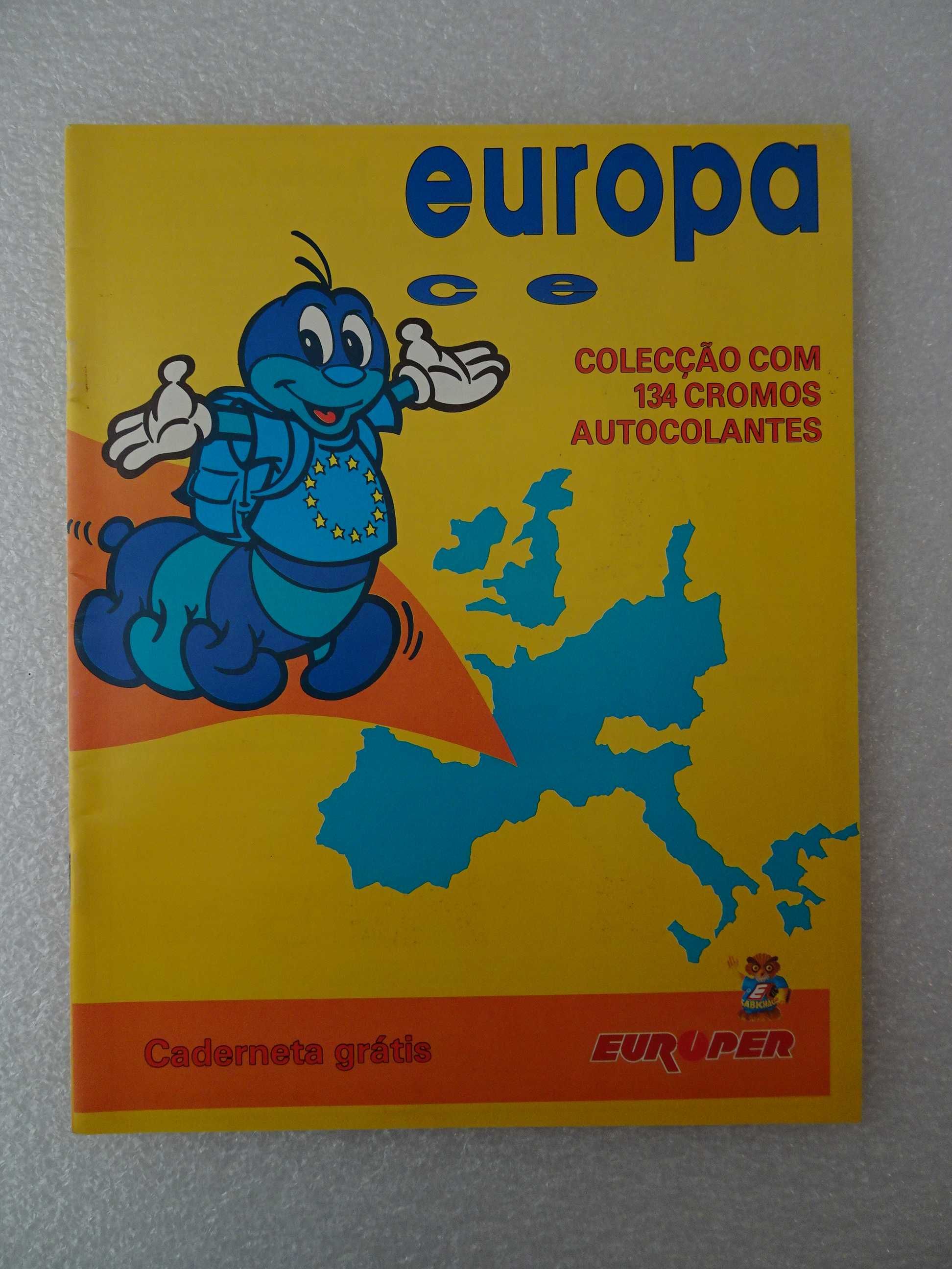 Caderneta de cromos vazia Europa CE