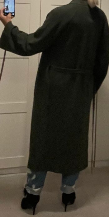 Dzianinowy płaszcz Massimo dutti s