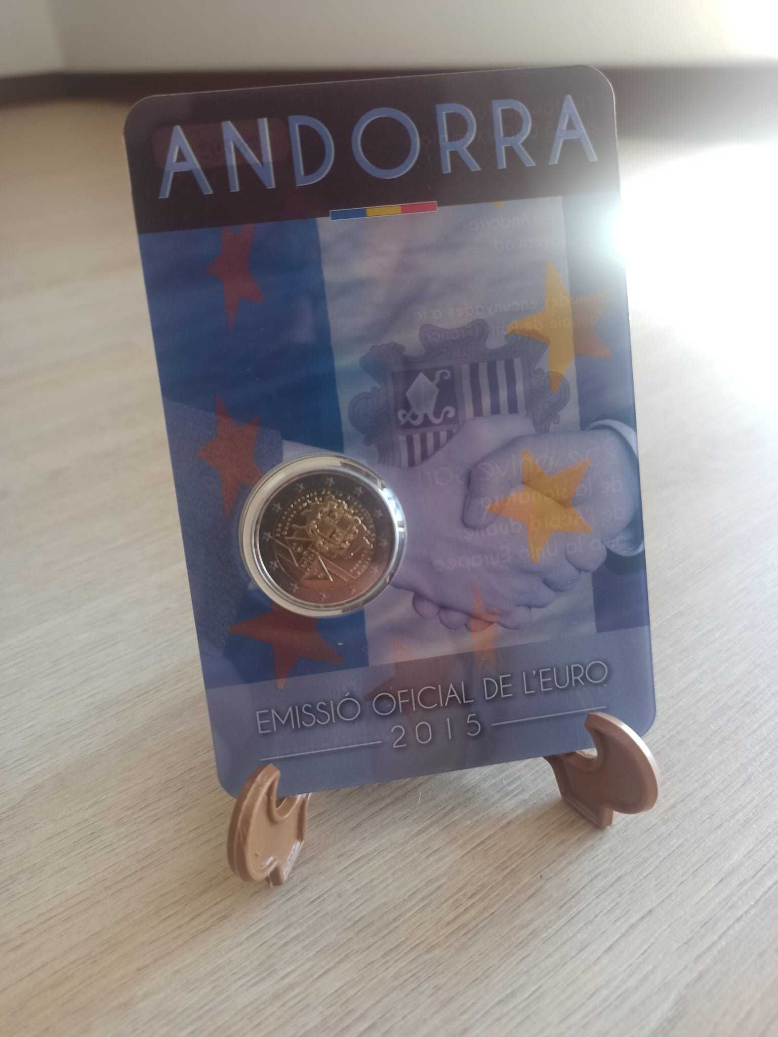 Moedas comemorativas 2 euros Andorra