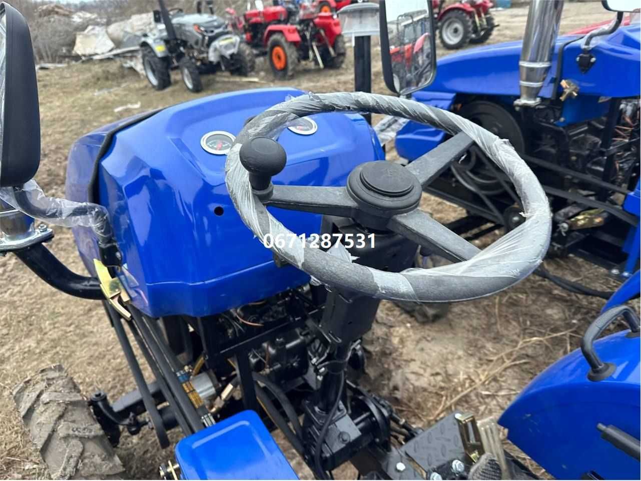 МініТрактор KENTAVR 240B Кентавр+Фреза та плуг посилена рама доставка