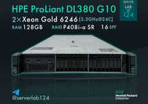 Сервер HP ProLiant DL380 Gen10 16SFF / 2x Xeon Gold 6246 / 128GB