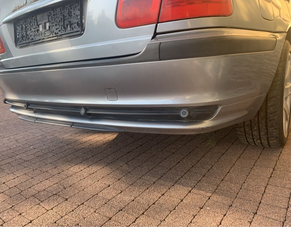 BMW e46 zderzak tył lift A08/7 Silbergrau