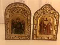 2 Icones Gregos - Anjo e Santa Helena e Constantino