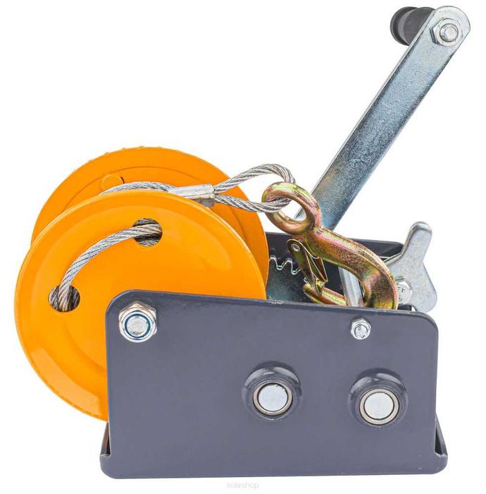 POWERMAT Linowa Wciągarka Wyciągarka Korbowa Ręczna 1133kg 10m PM1268