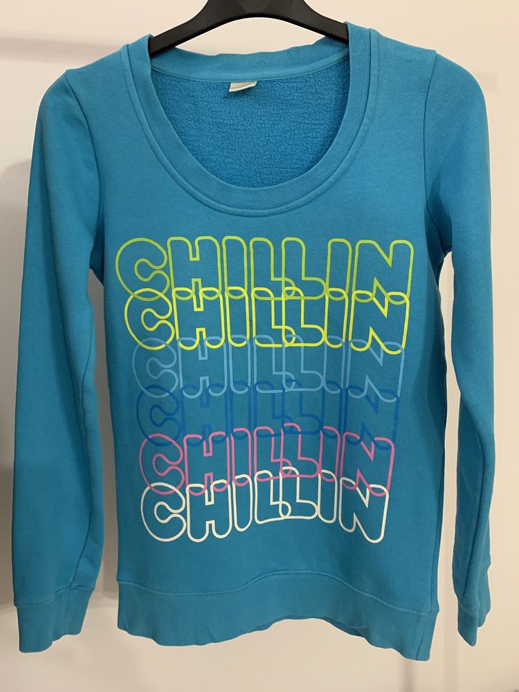 Niebieska bluza Chillin XS Cropp