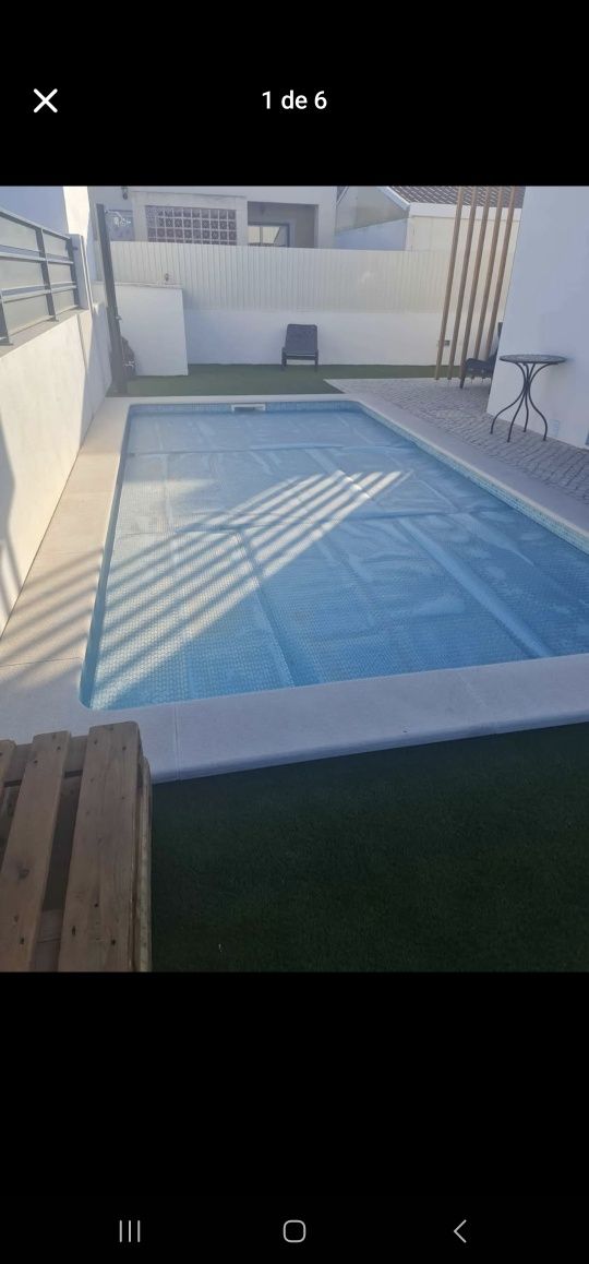 Lona cobertura piscina