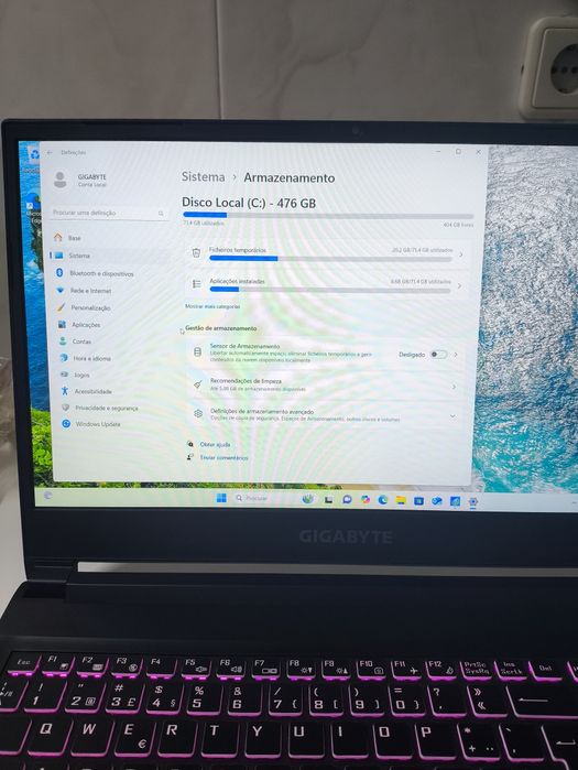 Notebook Gaming Gigabyte G5 32Gb Ram RTX 3060