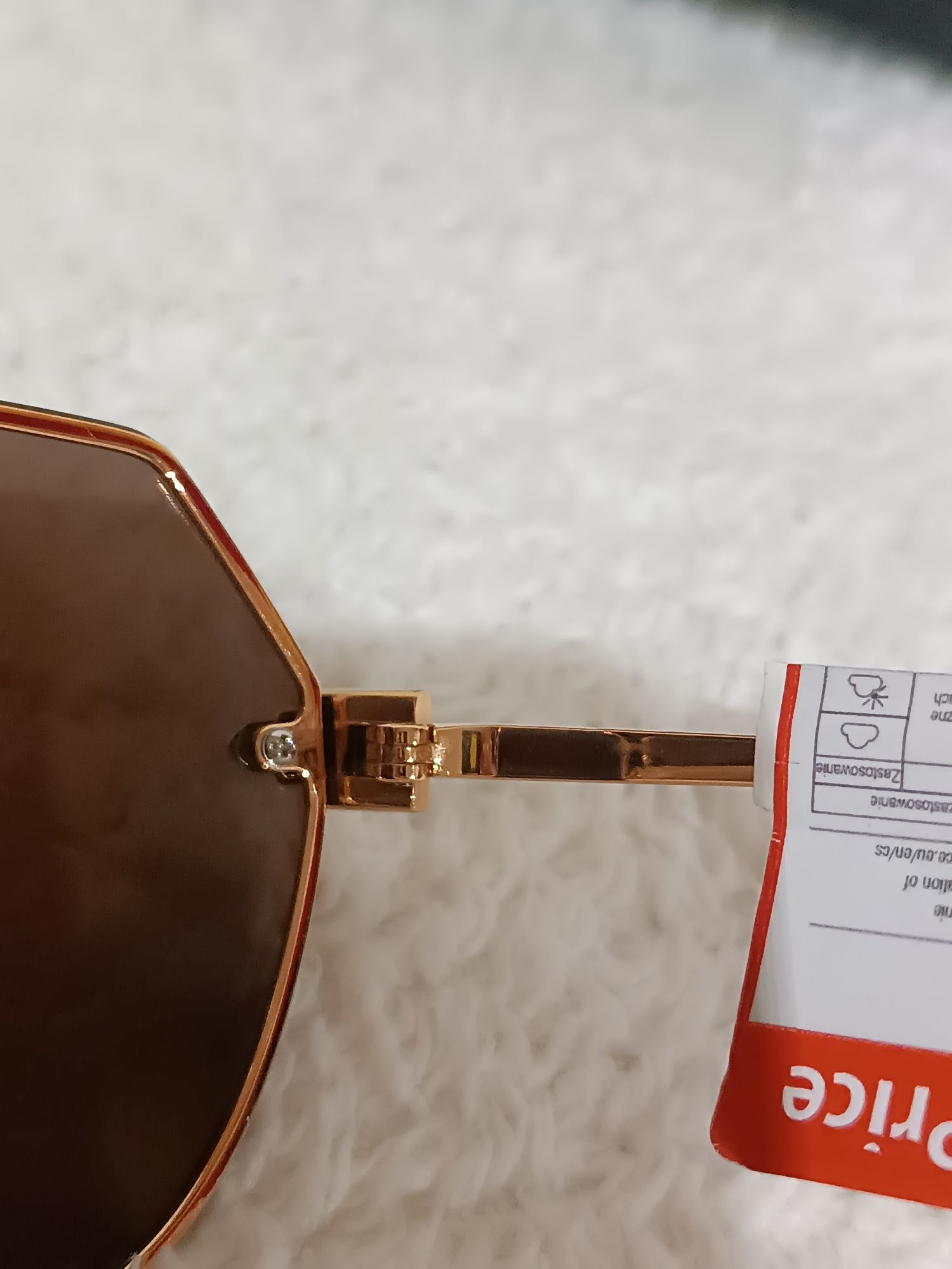 Trussardi STR454FL 004AS GOLD 63/14/145  przeciwsłoneczne 100% UV
