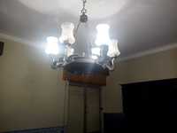 candeeiro de teto com 5 lâmpadas