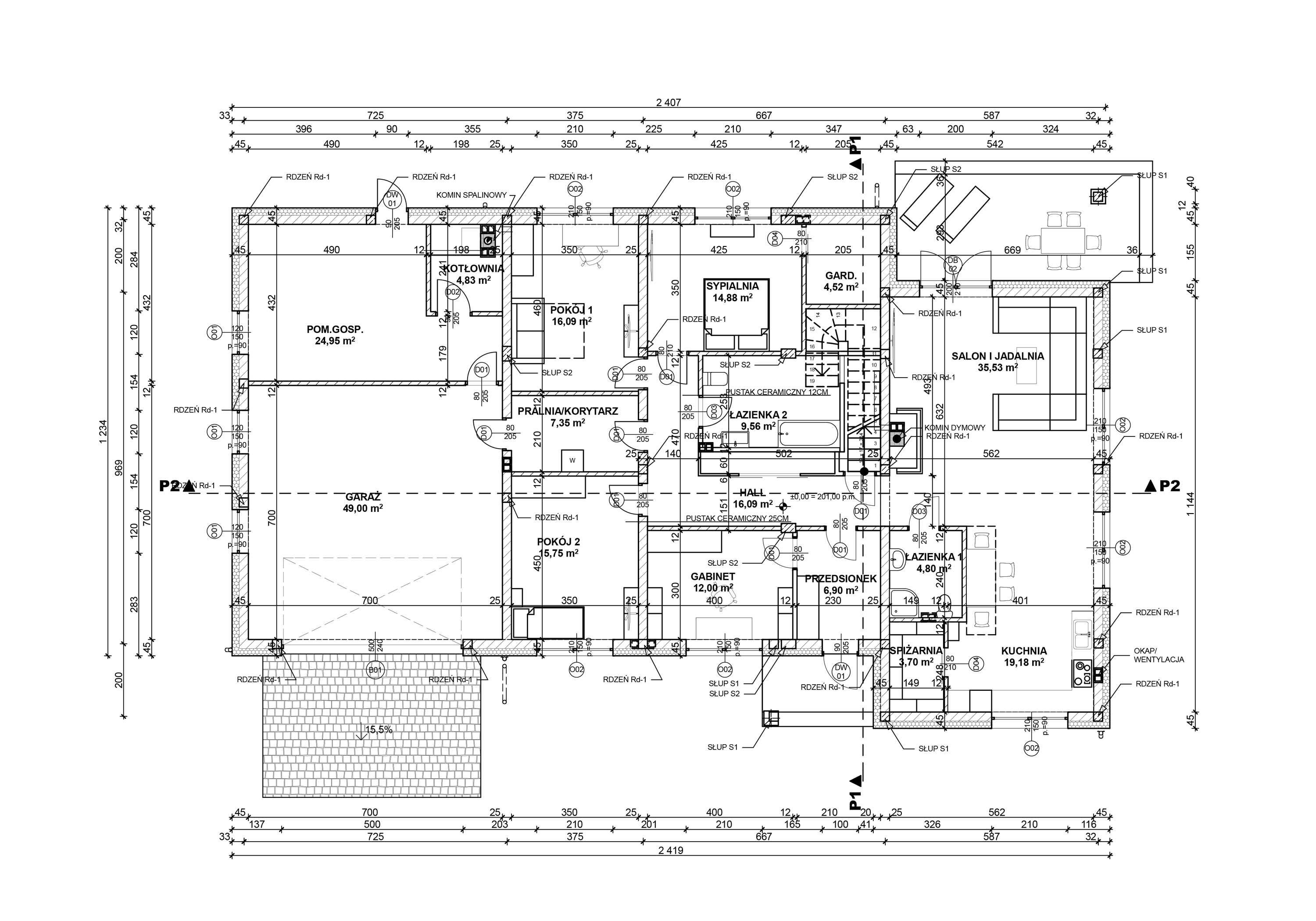 Projekty budynków,wnętrz.  
Pozwolenia na budowę. 
Technologia kuchni.