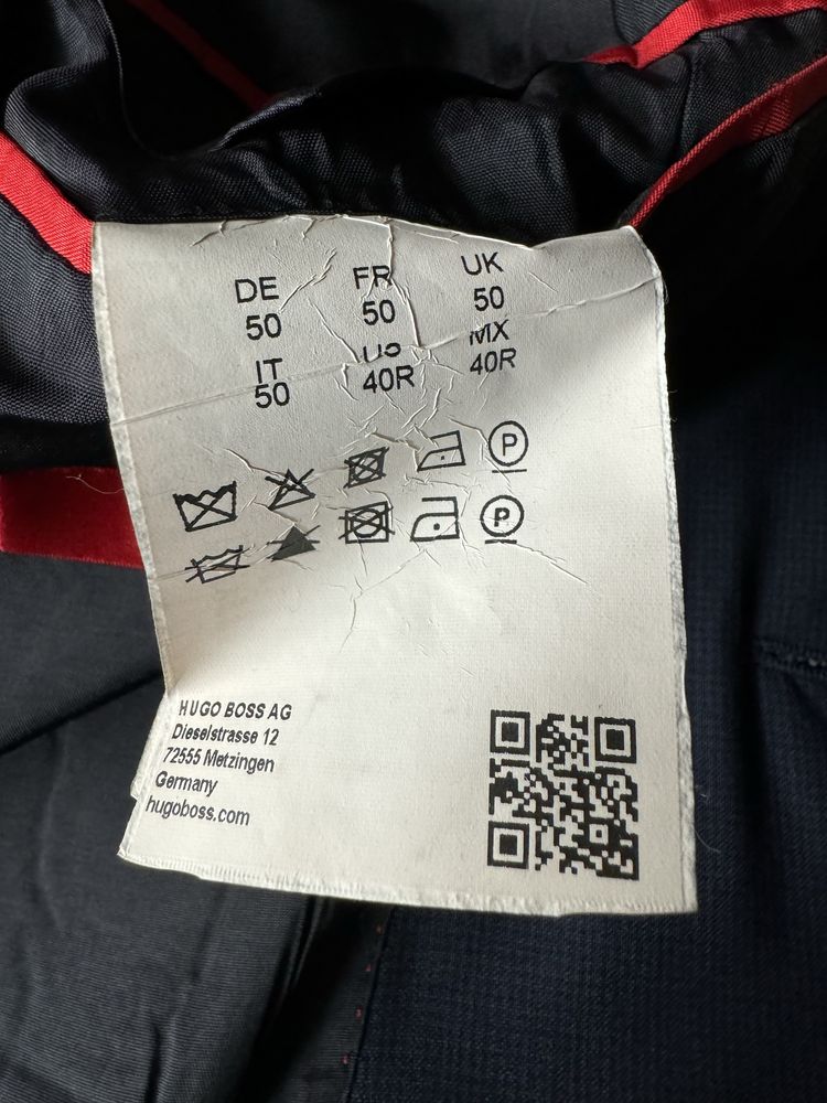 Hugo Boss wełniana marynarka 50