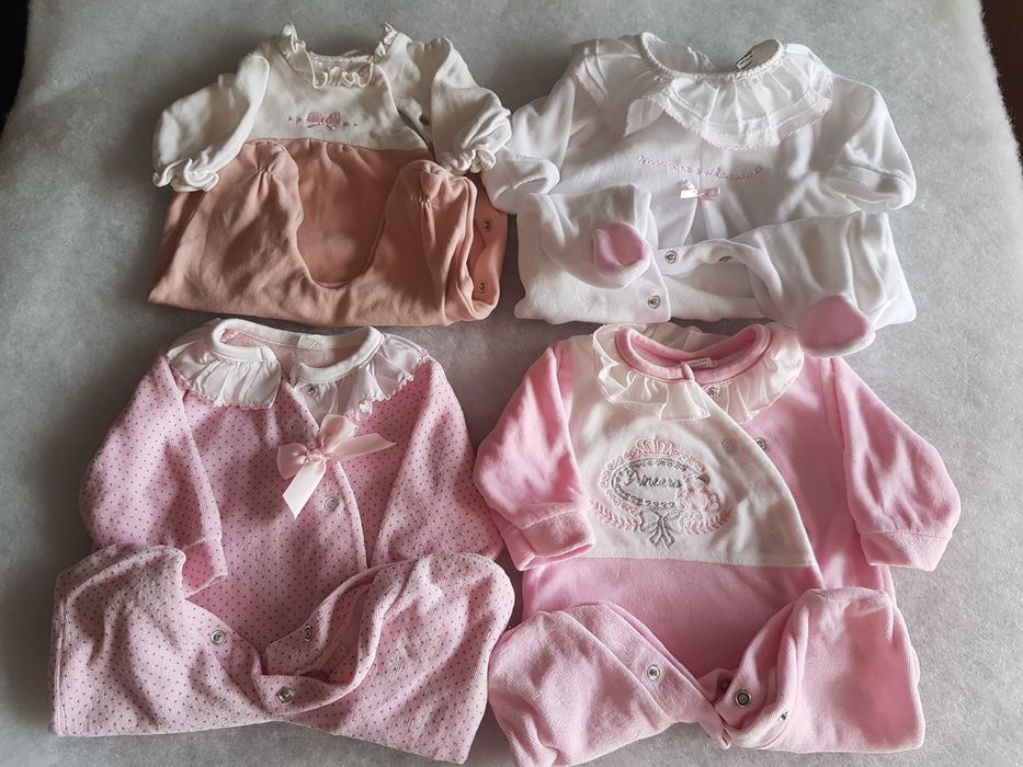 4 Babygrows para Bebé