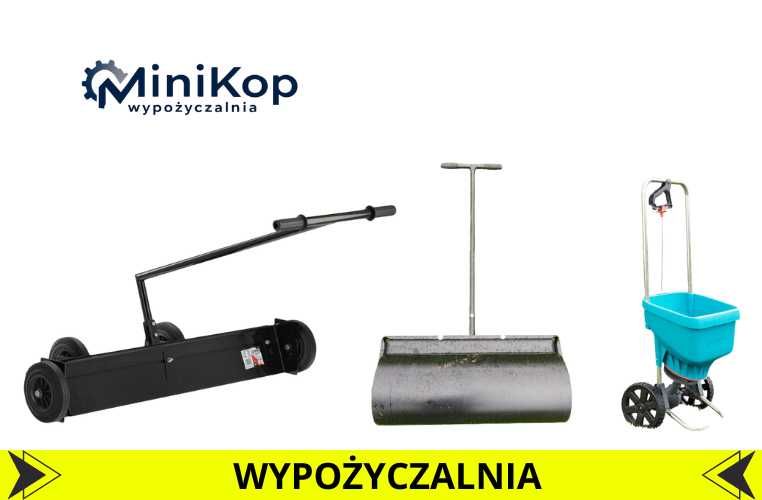 Ręczny niwelator terenu Równarka Walec Siewnik WYPOŻYCZALNIA