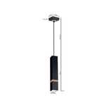 Lampa wisząca Milagro Vidar Black 1