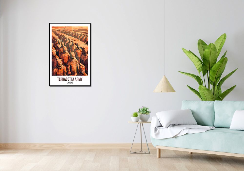Plakat 53x81cm Terracotta Army, Lintong