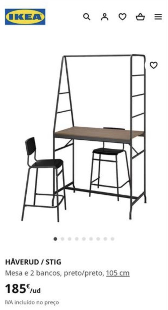 Mesa alta do IKEA