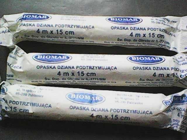 opaska potrzymujaca dziana 15x4 10x4 gaza kolekcjonerskie tania wysylk