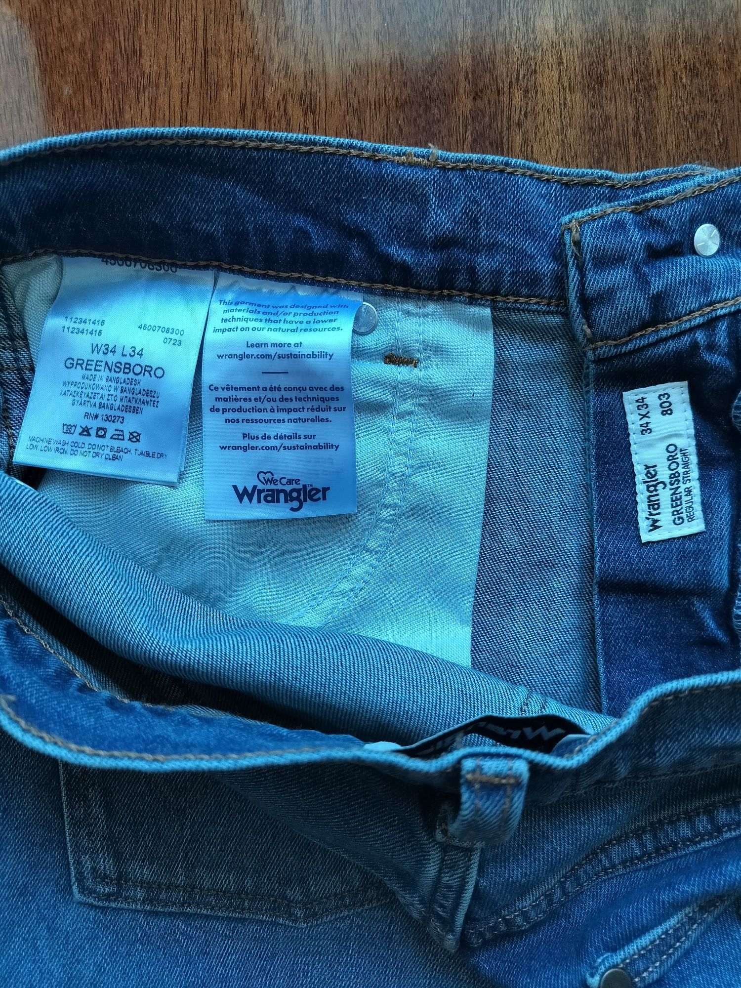 Джинси, чоловічі джинси Wrangler