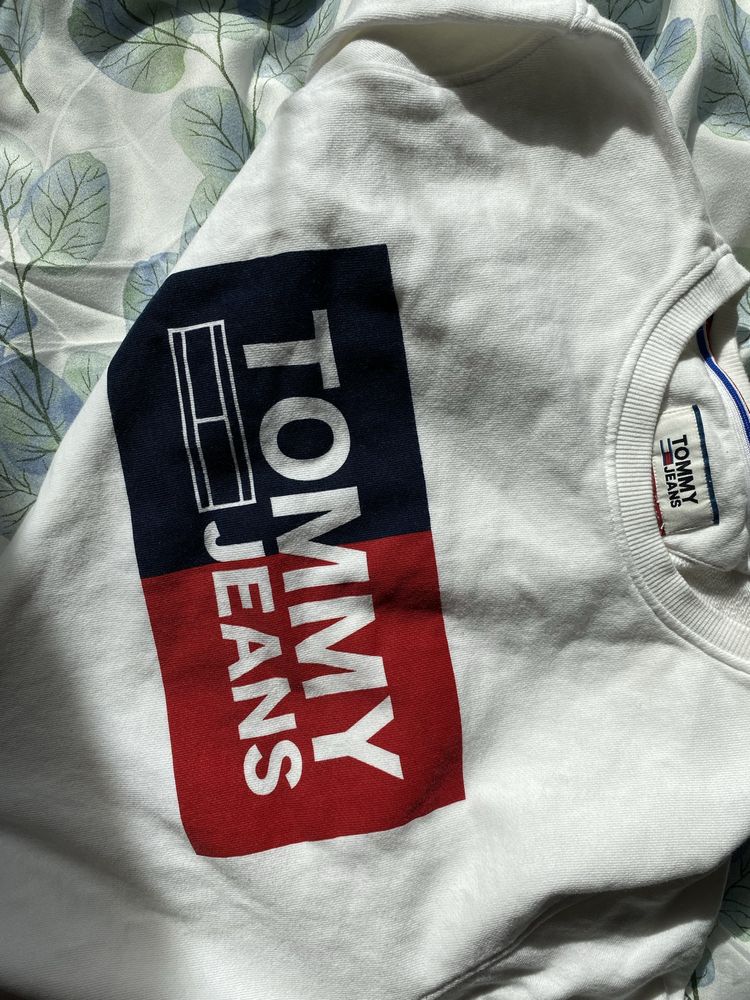 Biala bluza tommy hilfiger rozmiar m