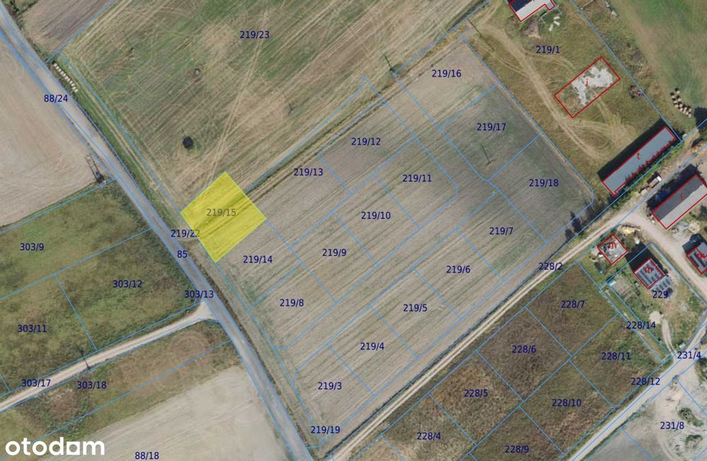 Działka budowlana przy ul. Jeżynowej pod dom jednorodzinny lub usługi