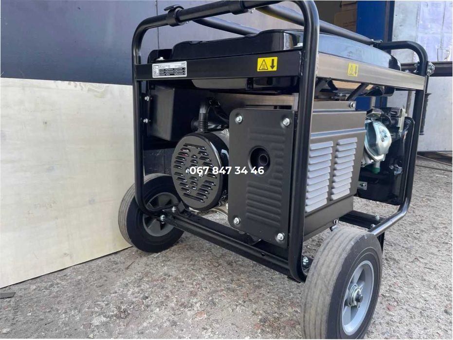 Генератор LONCIN LC6500 (5,5 кВт) Бензин 1 фаза Електростартер Колеса