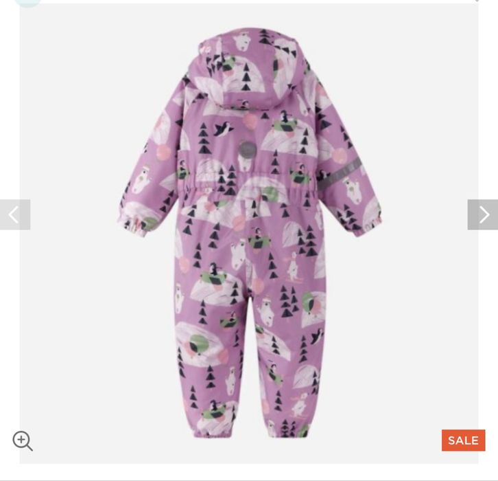 Зимовий комбінезон для дівчинки 86