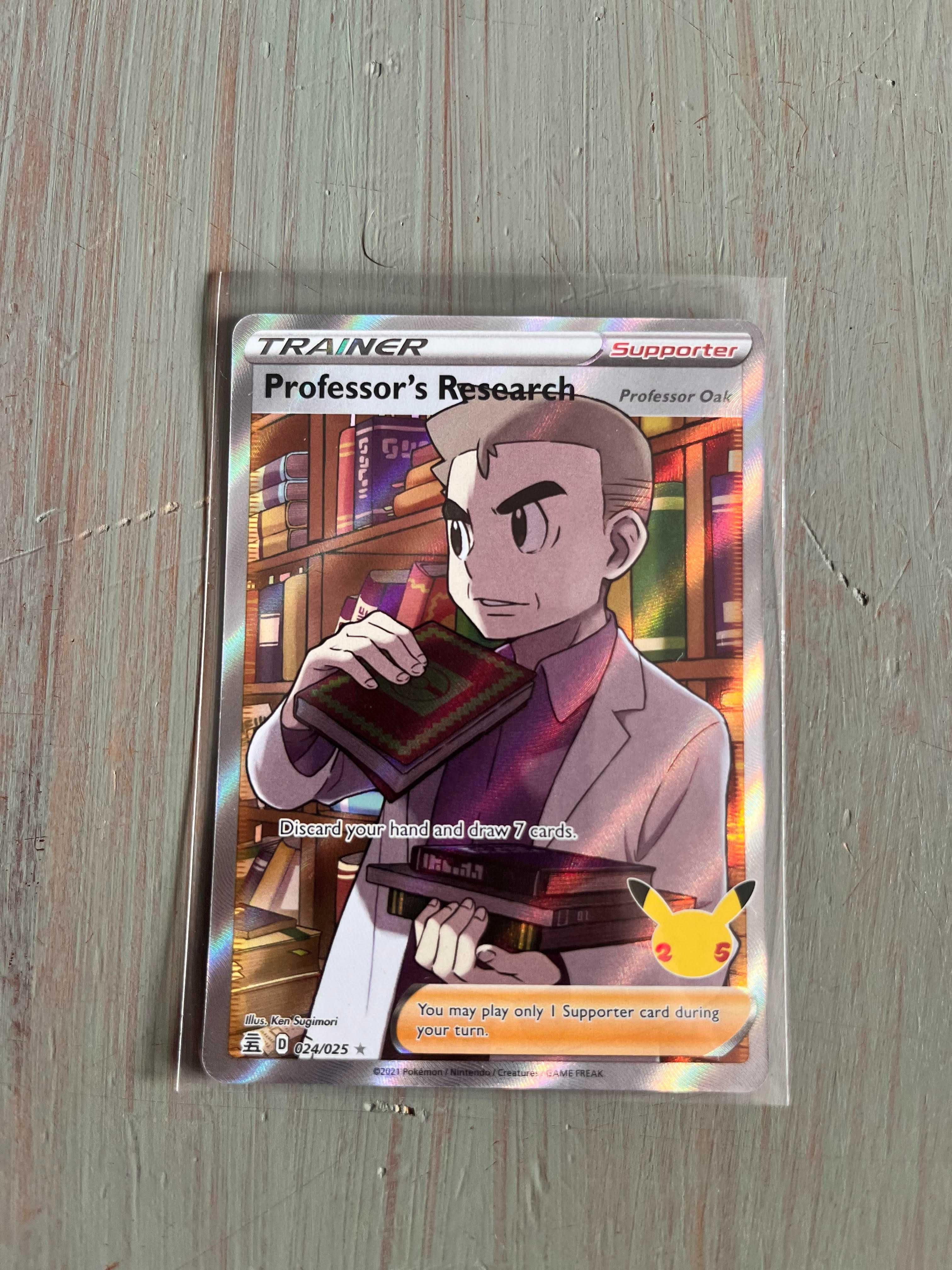 POKEMON TCG: Professor's Research (CEL 024)