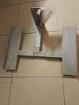 Suporte em inox  de segurar  microondas. Em inox