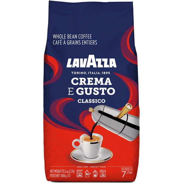 Кава Lavazza в зернах, кофе Лаваза,  Oro, Crema, Rossa, Super Crema