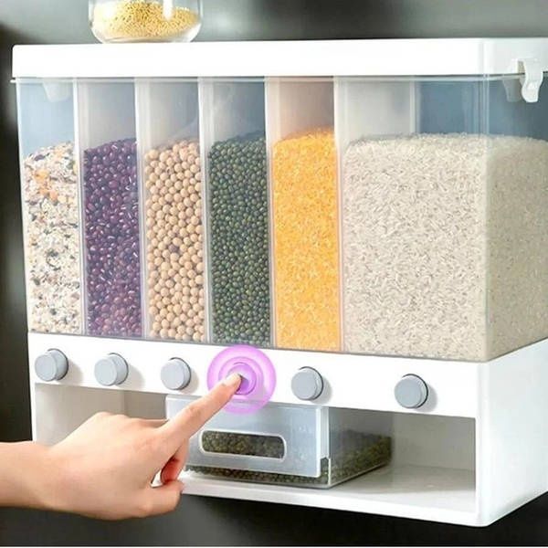 Специи Контейнер Для Специй -Круп multifunctional household rice bucke