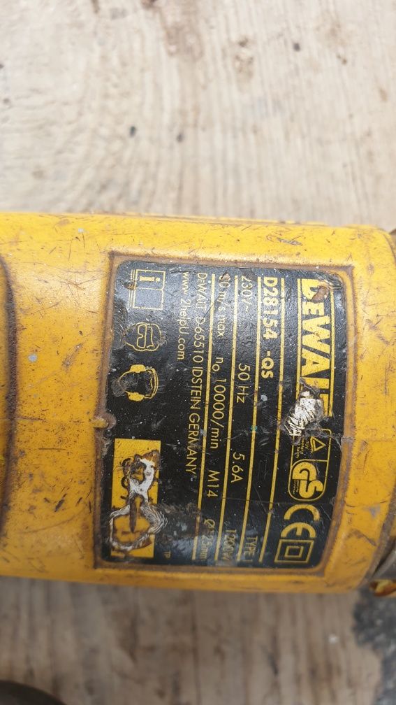 Dewalt D28154 QS szlifierka kątowa 125mm