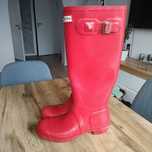 Kalosze Hunter 41 wysokie czerwone