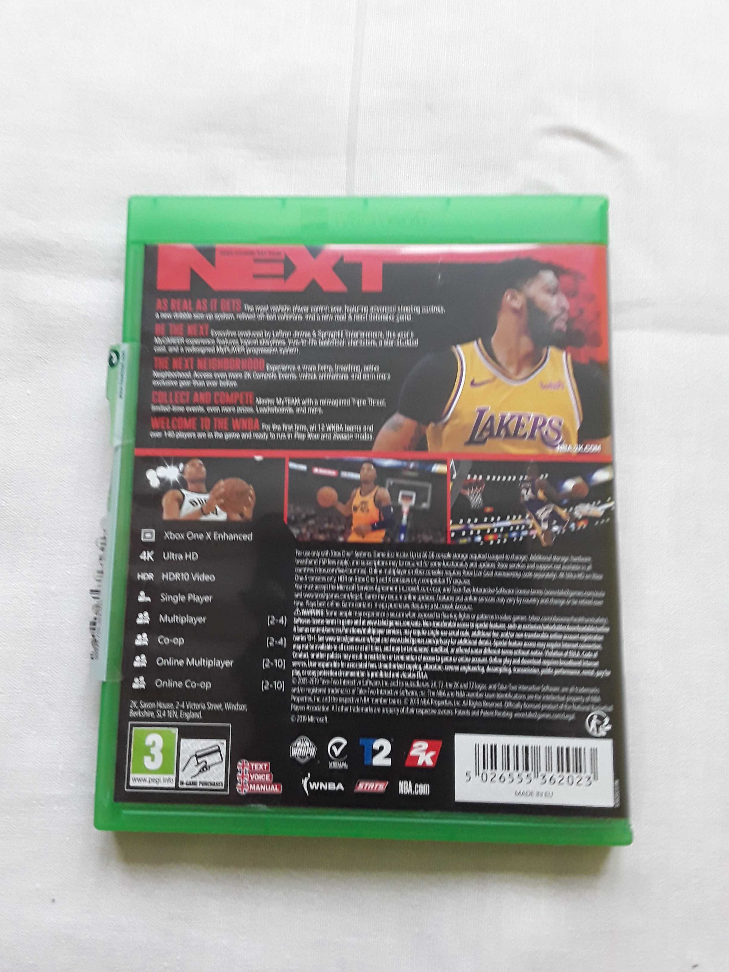 Gra NBA2K20 xbox One