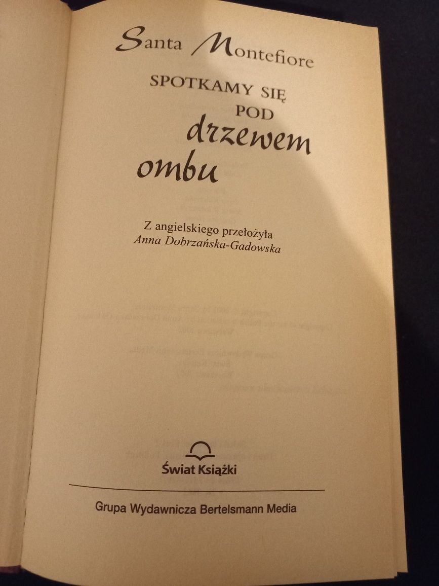 Spotkamy się pod drzewem ombu - Santa Montefiore