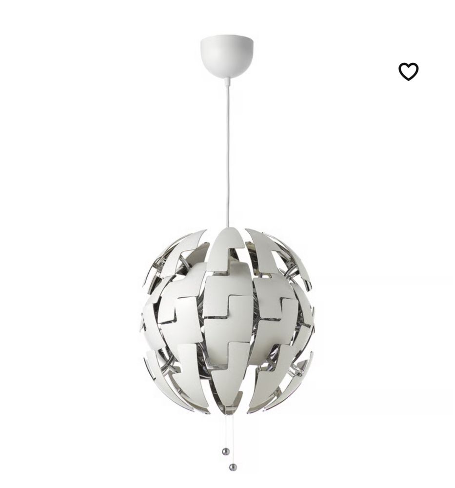 Candeeiro IKEA usado como novo