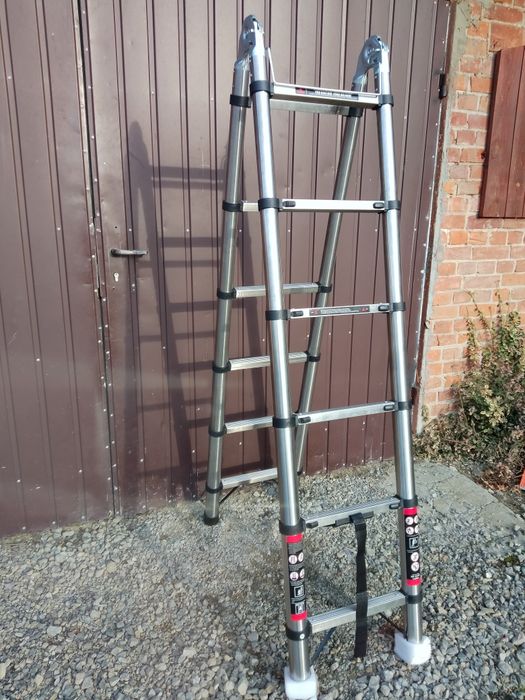 sprzedam drabinę teteskopową 6 stopniową,nowa.