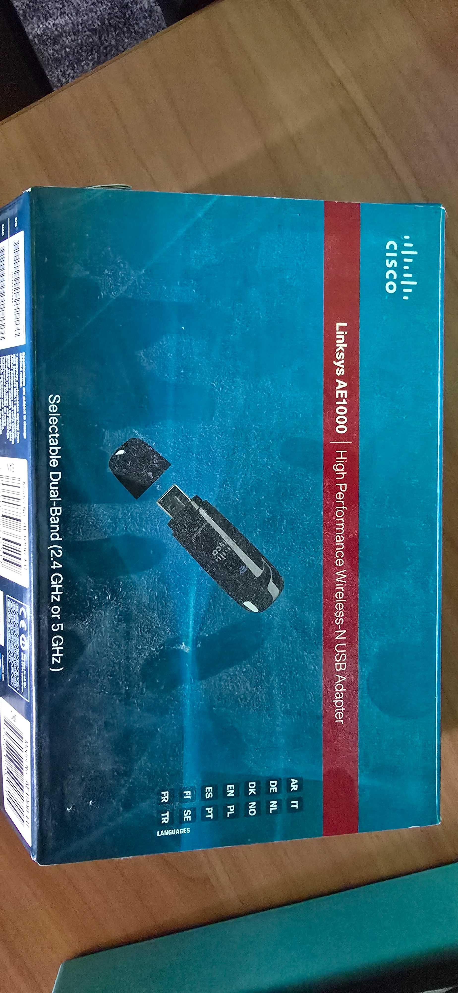 Karta sieciowa Wi-Fi Cisco-Linksys USB AE1000 Wireless-N USB Adapter