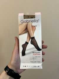 Nowe beżowe skarpety Gabriella