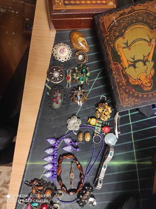 Бижутерия ссср серебро позолота и др.