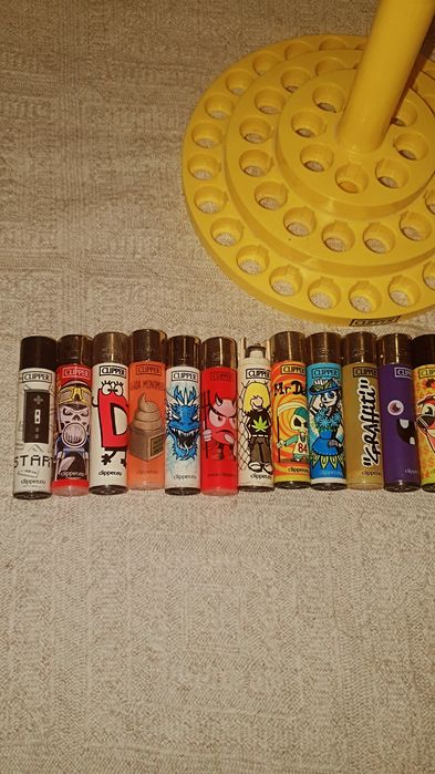 Isqueiros Clipper c/expositor original