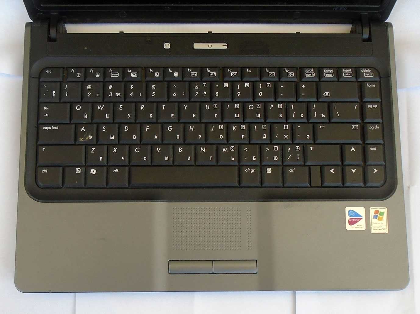 Ноутбук HP 500 ( рабочий, разукомплектован )