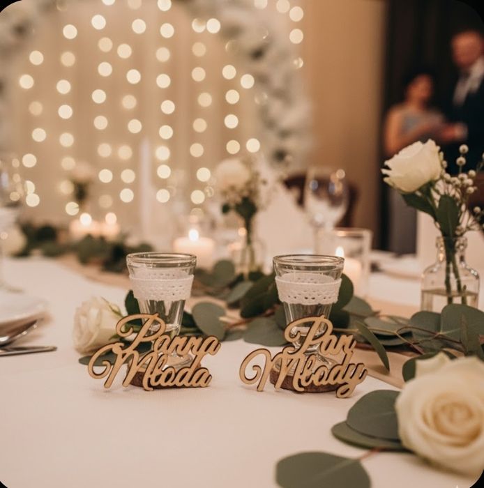 Oszukane Kieliszki  kieliszek z podwójnym dnem 15ml na ślub wesele.