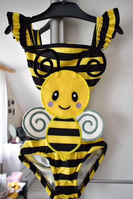 Strój kąpielowy jednoczęściowy dla dziewczynki pszczółka