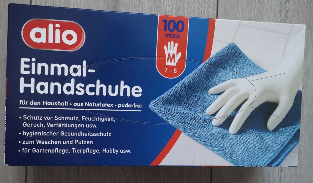 Jednorazowe rękawiczki latex